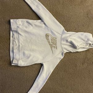 Grey letter with rose gold polkadots